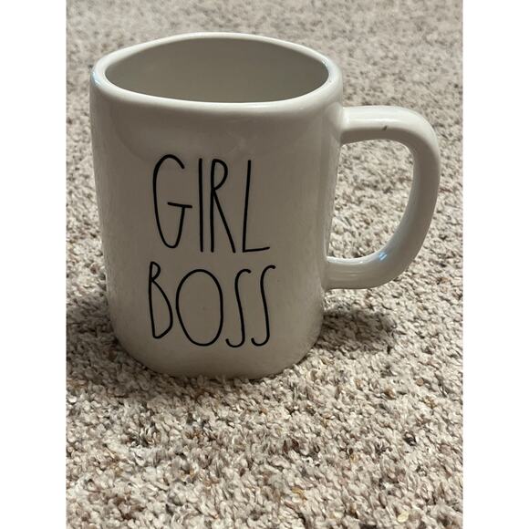 Rae Dunn Artisan Collection "GIRL BOSS" Large Coffee Mug By Magenta - Picture 1 of 5